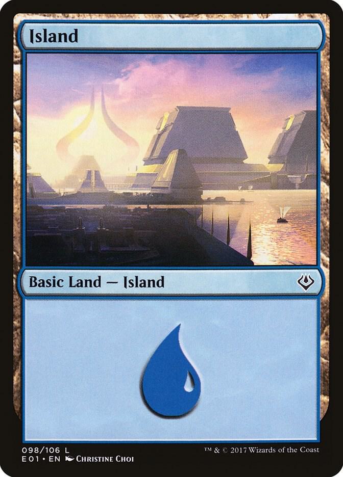 Island (098) [Archenemy: Nicol Bolas]