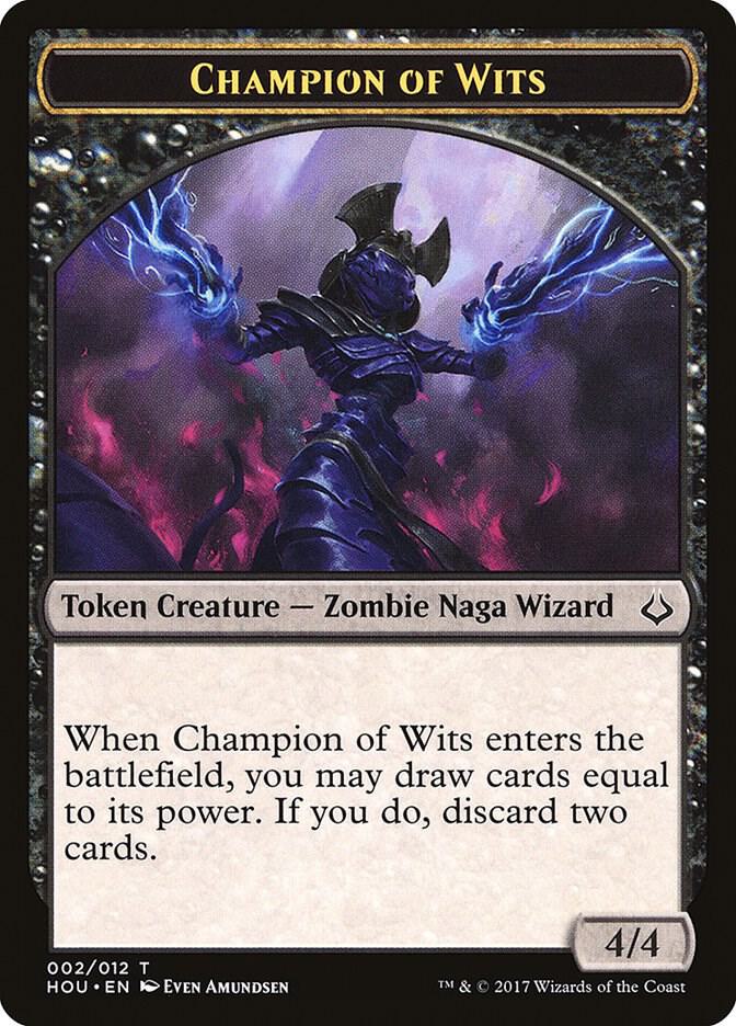 Champion of Wits Token (2) [Hour of Devastation]