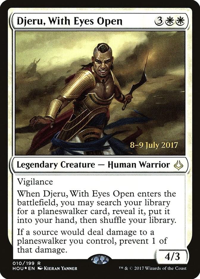 Djeru, With Eyes Open (10) [Prerelease Cards]