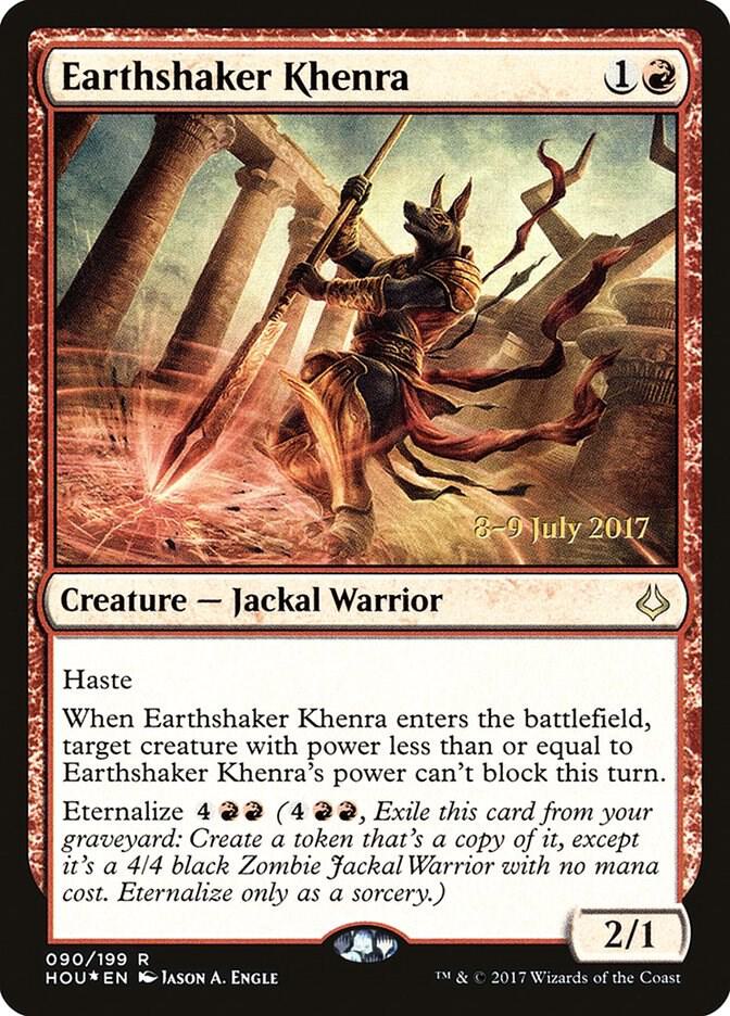 Earthshaker Khenra (90) [Prerelease Cards]