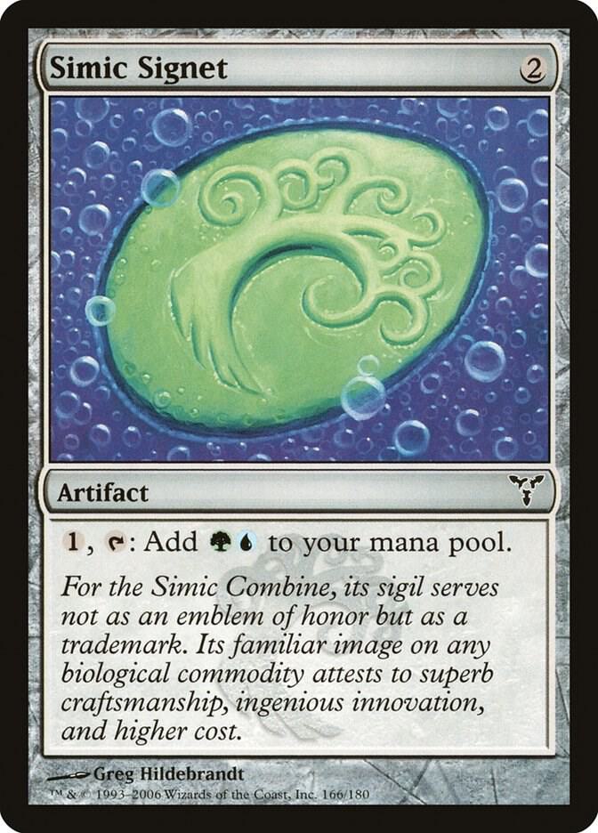 Simic Signet (166) [Dissension]