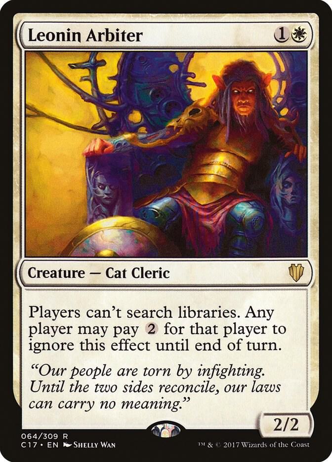 Leonin Arbiter (64) [Commander 2017]