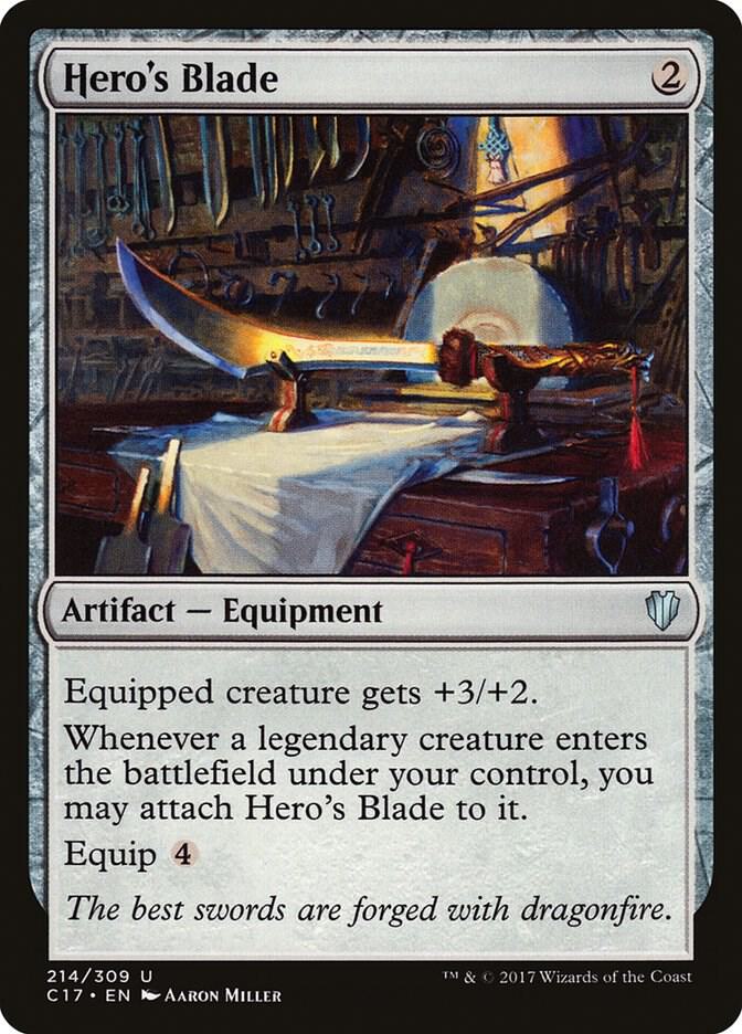 Hero's Blade (214) [Commander 2017]