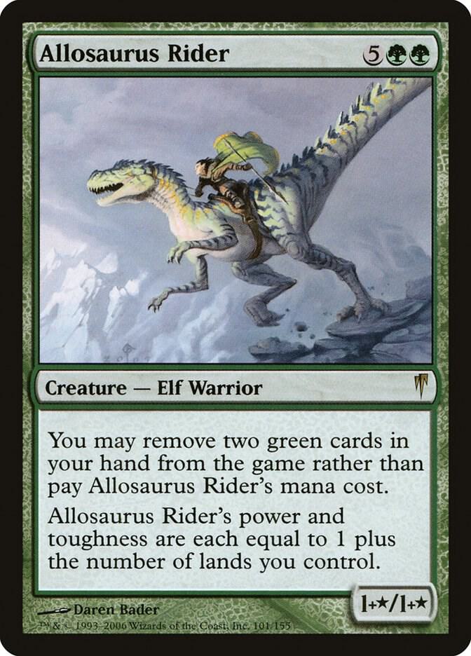 Allosaurus Rider (101) [Coldsnap]