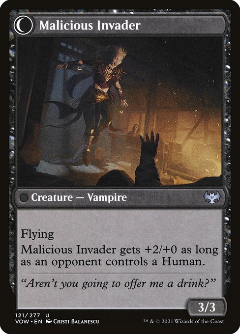 Innocent Traveler (121) [Innistrad: Crimson Vow] Reverse