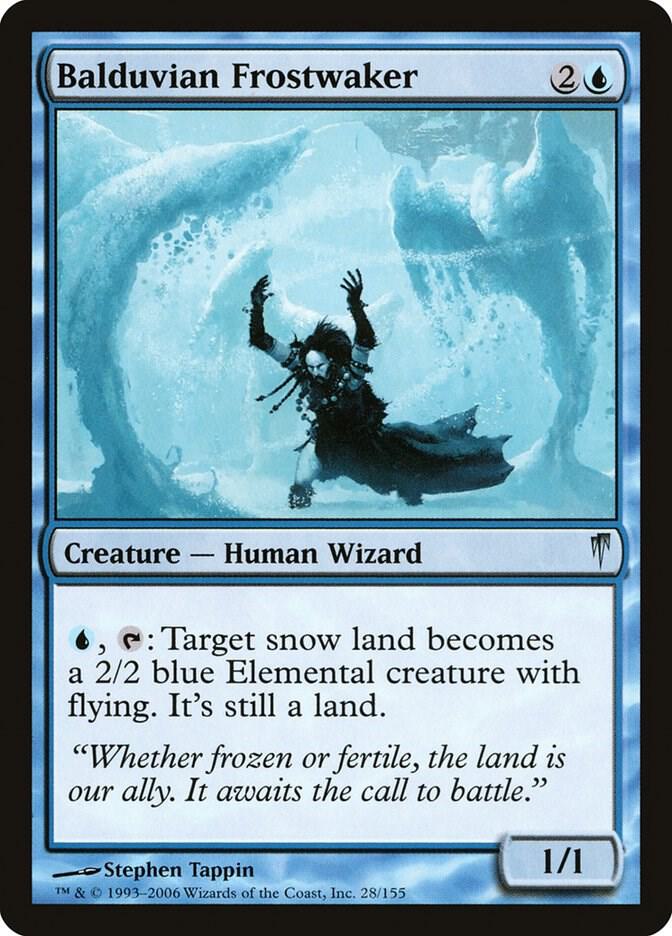 Balduvian Frostwaker (28) [Coldsnap]