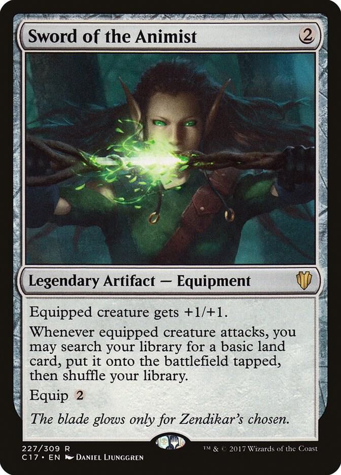 Sword of the Animist (227) [Commander 2017]