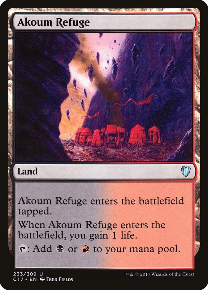 Akoum Refuge (233) [Commander 2017]