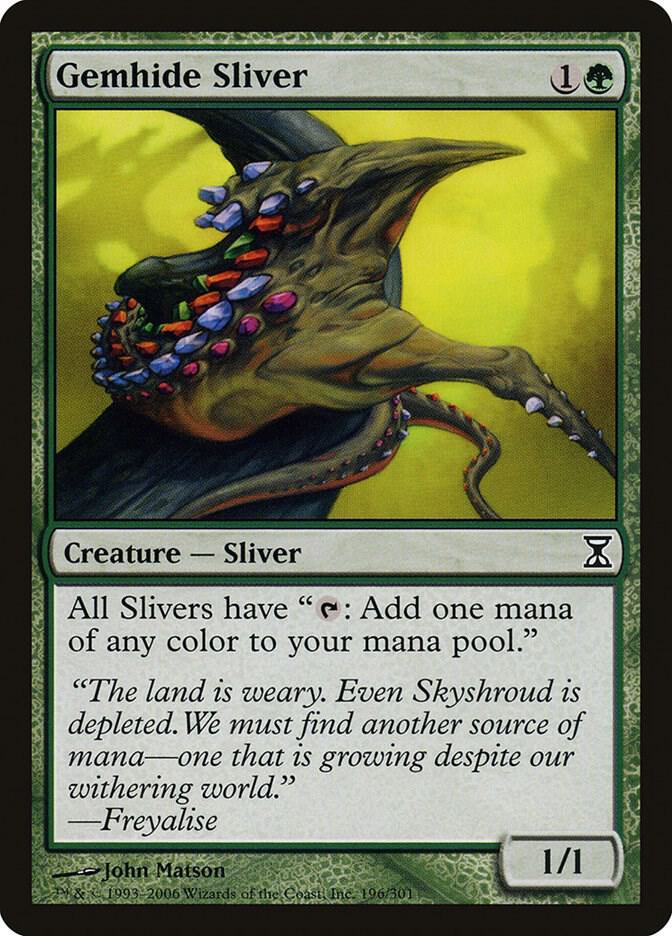 Gemhide Sliver (196) [Time Spiral]