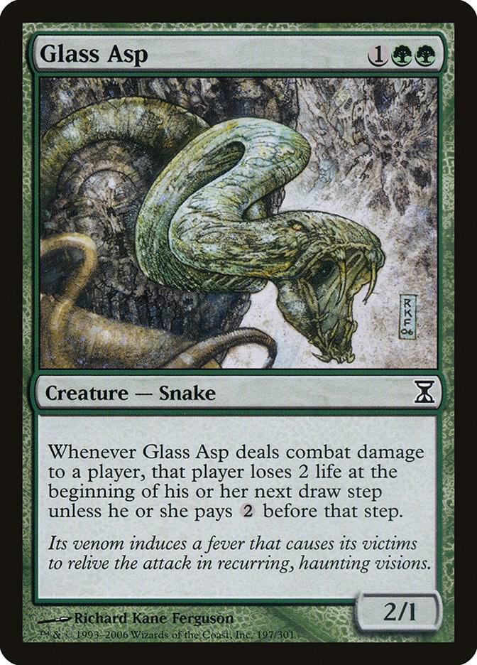 Glass Asp (197) [Time Spiral]
