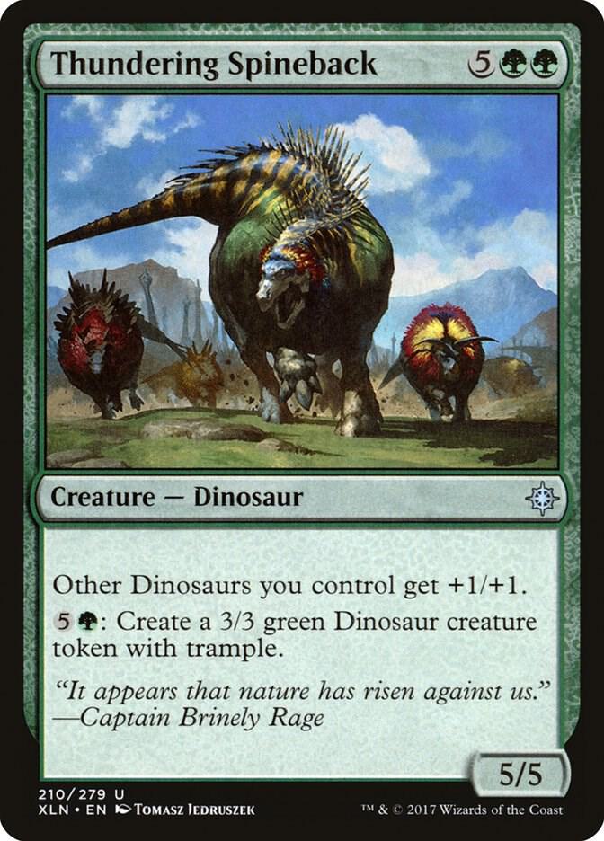 Thundering Spineback (210) [Ixalan]