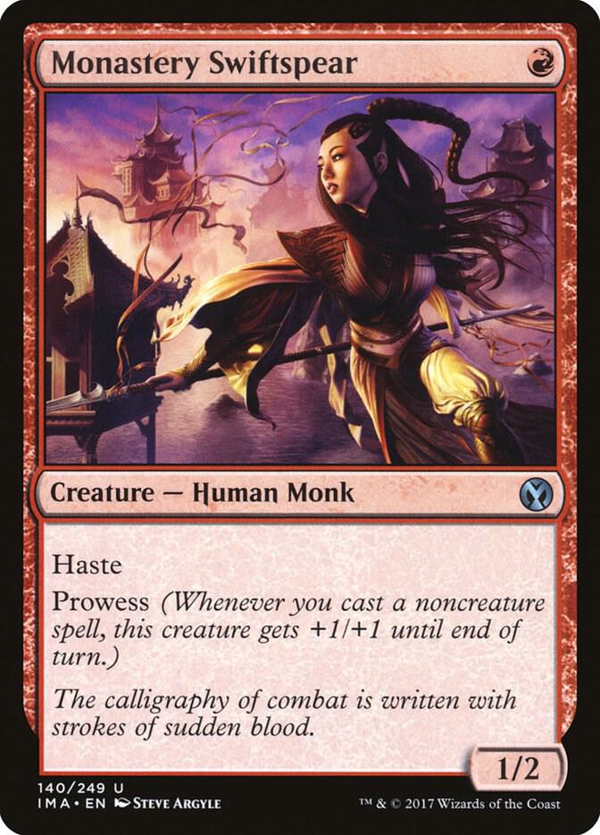 Monastery Swiftspear (140) [Iconic Masters]