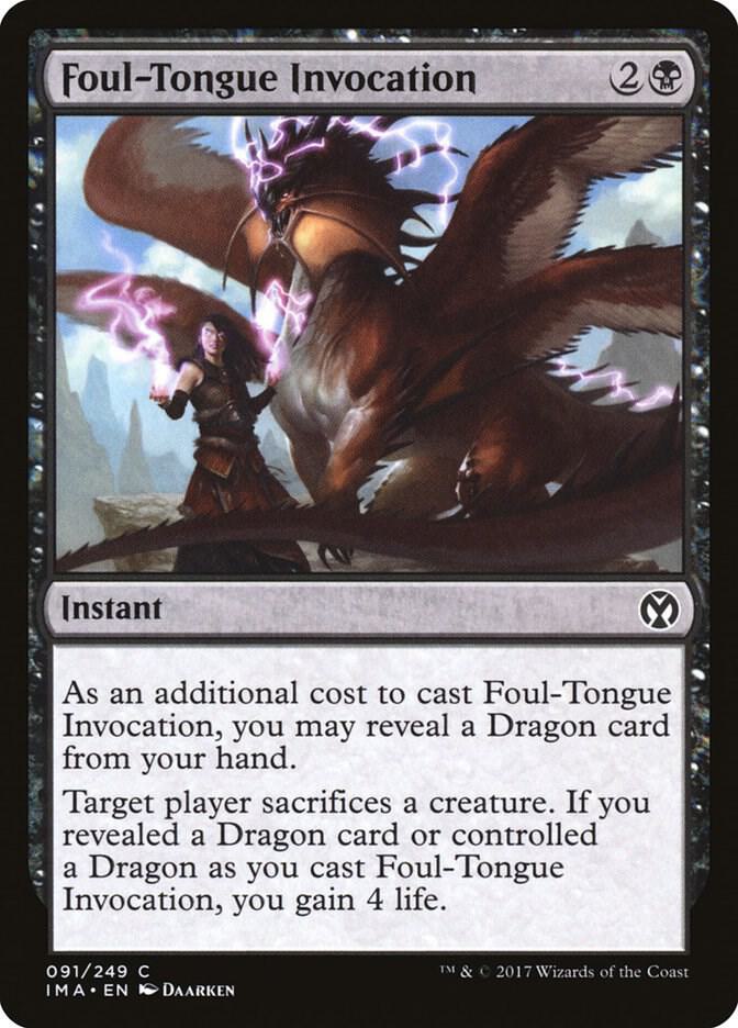 Foul-Tongue Invocation (91) [Iconic Masters]
