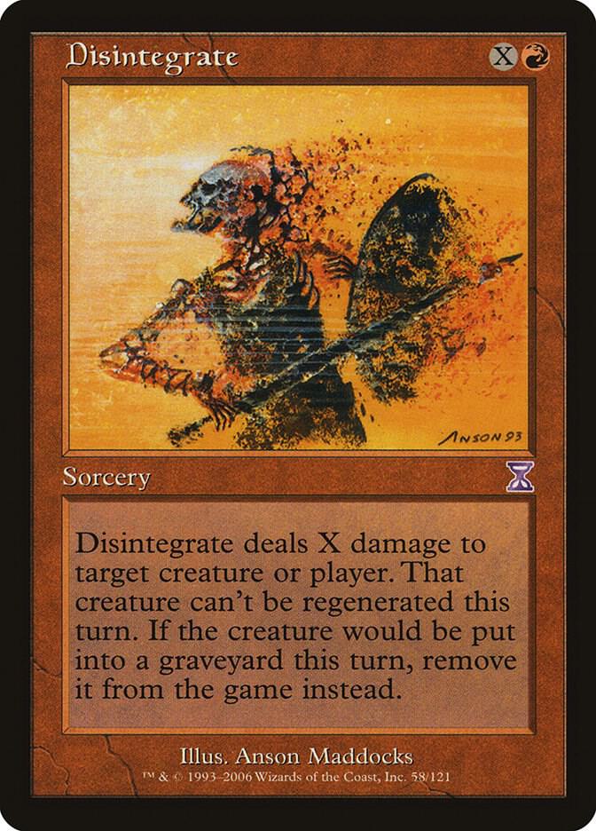 Disintegrate (58) [Time Spiral Timeshifted]