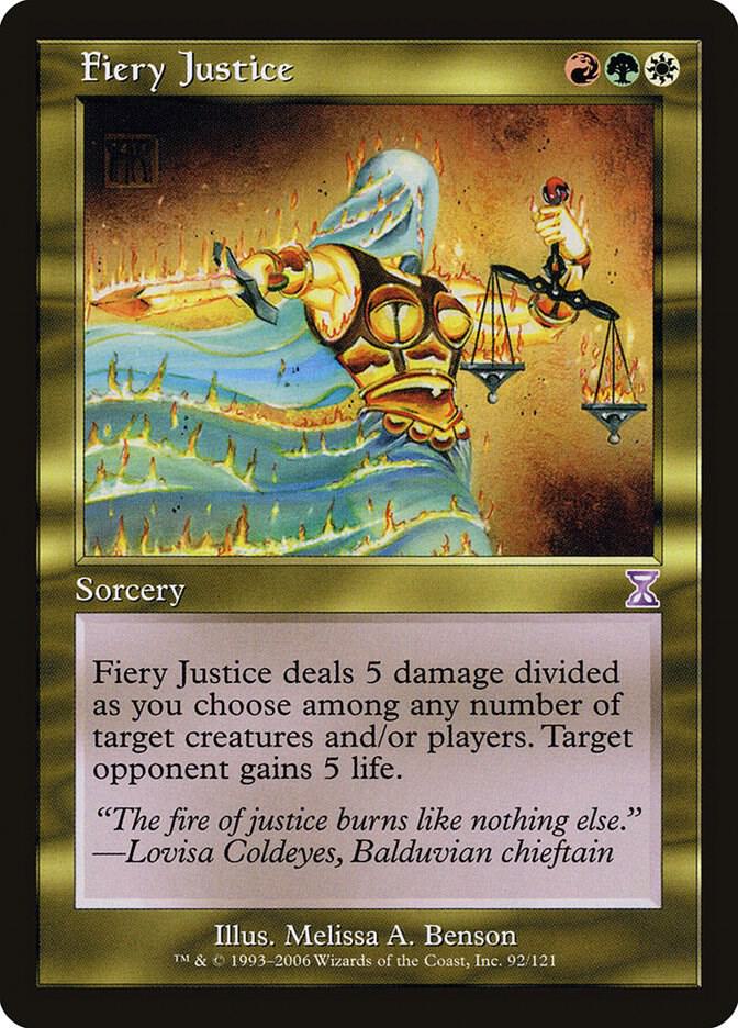 Fiery Justice (92) [Time Spiral Timeshifted]