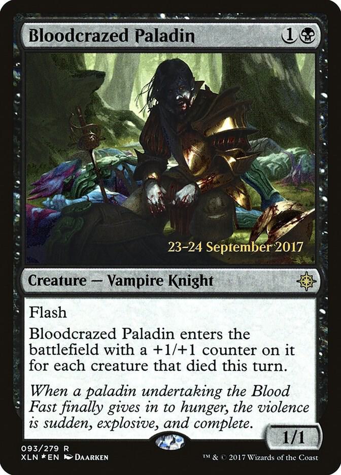Bloodcrazed Paladin (93) [Prerelease Cards]