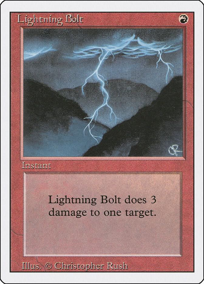 Lightning Bolt (162) [Revised Edition]