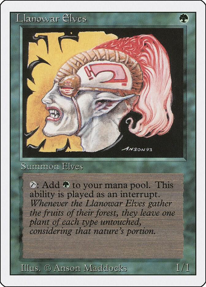 Llanowar Elves (211) [Revised Edition]