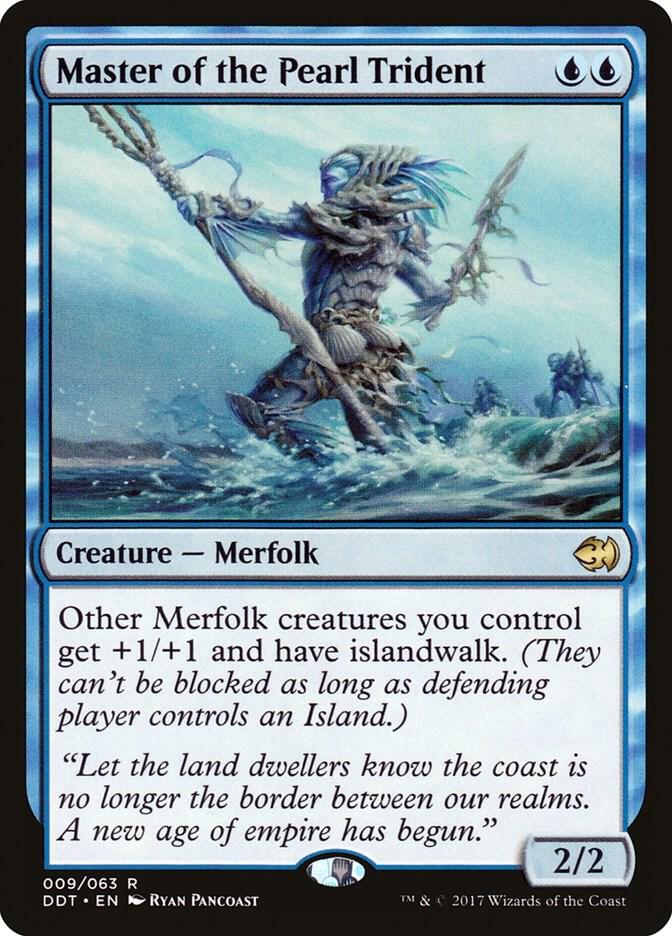 Master of the Pearl Trident (9) [Duel Decks: Merfolk vs. Goblins]