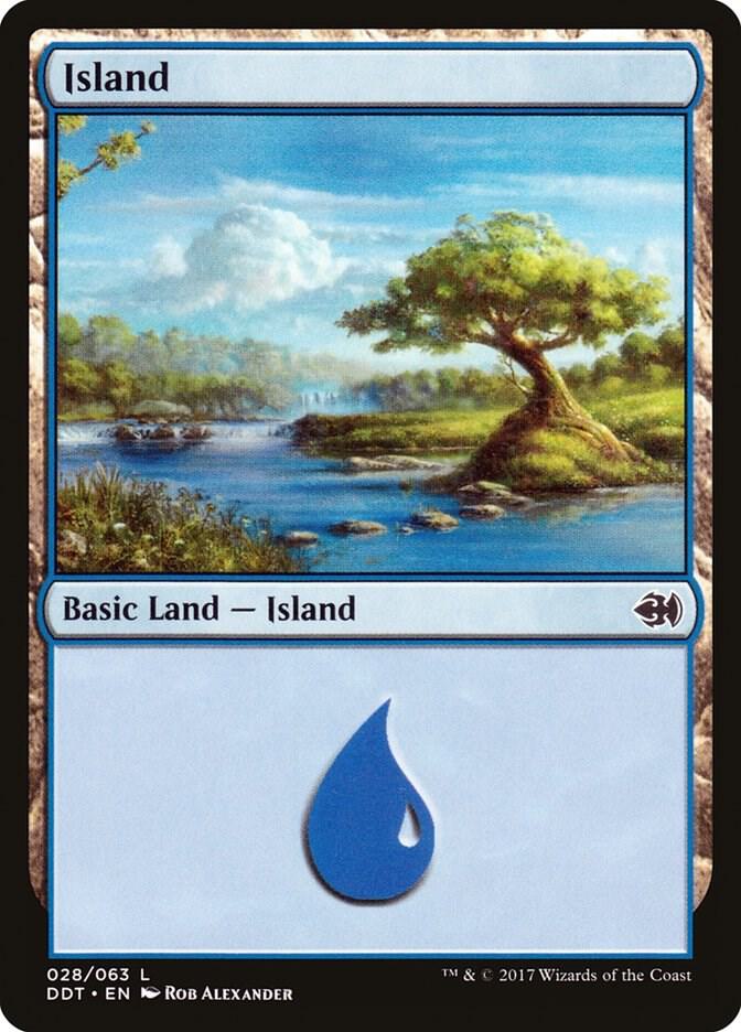 Island (028) [Duel Decks: Merfolk vs. Goblins]