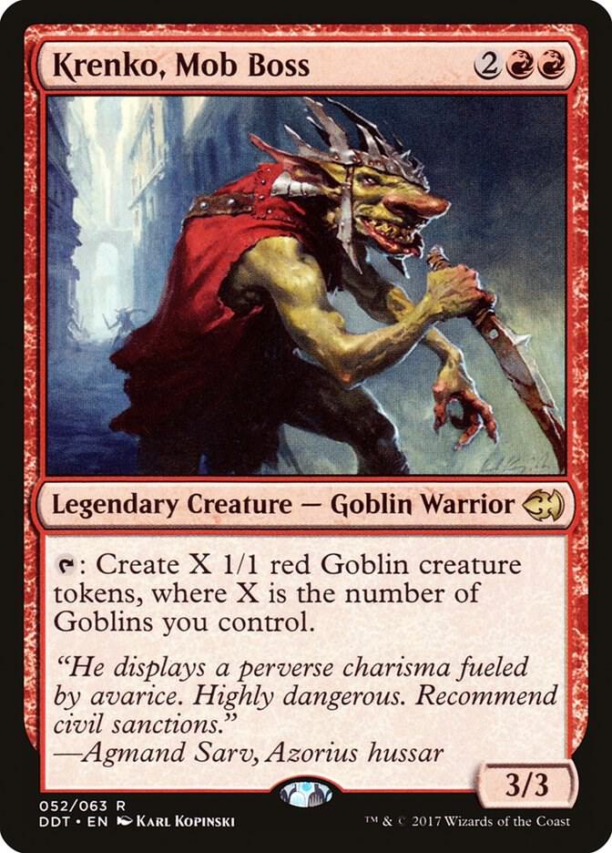 Krenko, Mob Boss (52) [Duel Decks: Merfolk vs. Goblins]