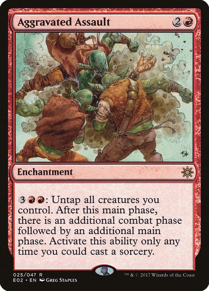 Aggravated Assault (25) [Explorers of Ixalan]