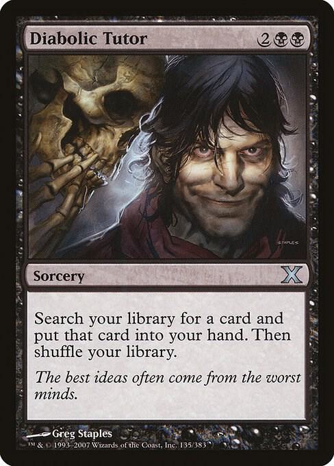 Diabolic Tutor (135) [Tenth Edition]