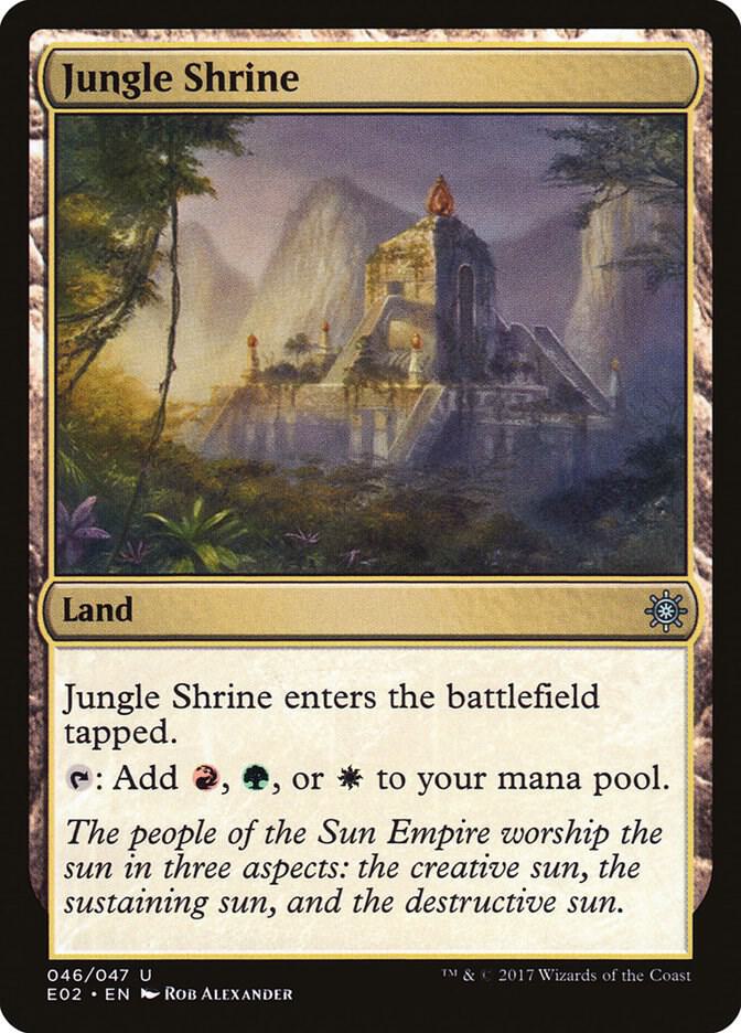 Jungle Shrine (46) [Explorers of Ixalan]