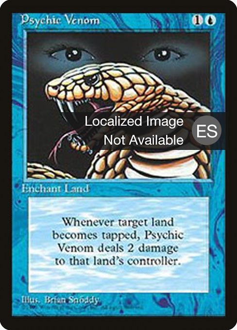 Psychic Venom (96) [Fourth Edition Foreign Black Border]