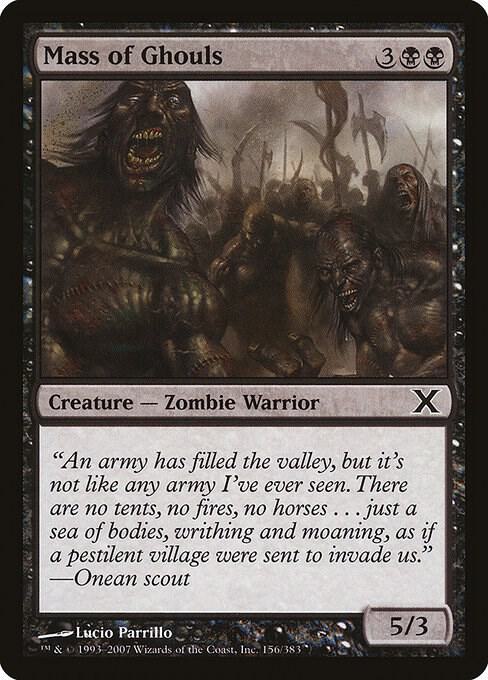 Mass of Ghouls (156) [Tenth Edition]