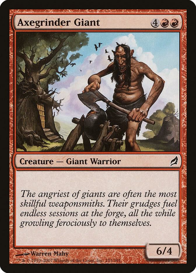 Axegrinder Giant (151) [Lorwyn]