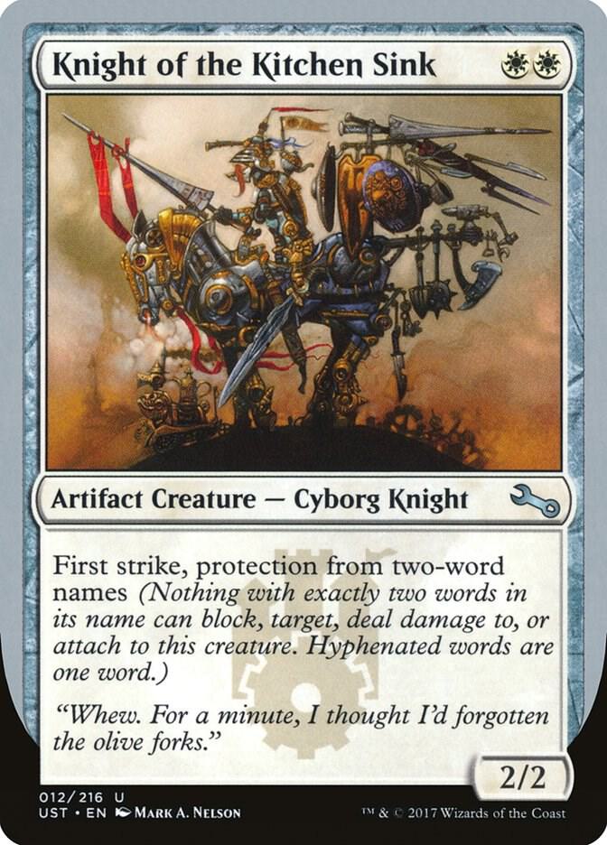 Knight of the Kitchen Sink (E) (12) [Unstable]