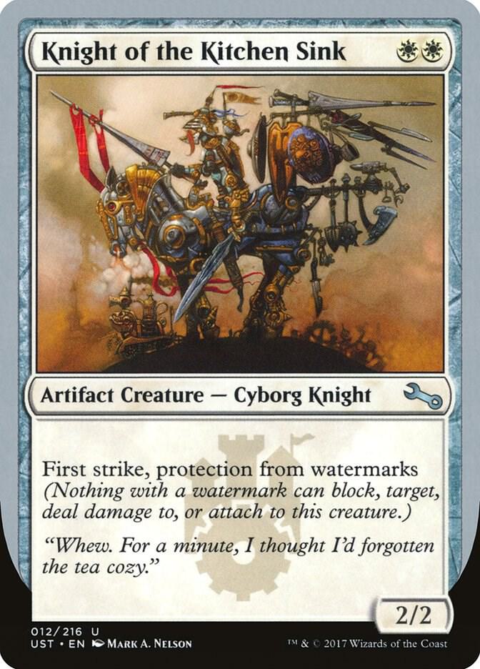 Knight of the Kitchen Sink (F) (12) [Unstable]