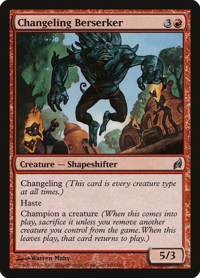 Changeling Berserker (160) [Lorwyn]