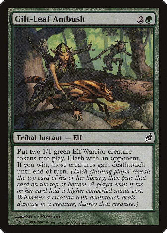 Gilt-Leaf Ambush (214) [Lorwyn]