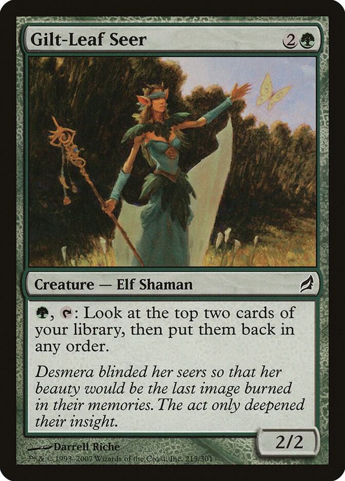 Gilt-Leaf Seer (215) [Lorwyn]