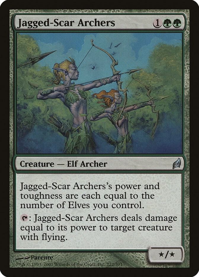 Jagged-Scar Archers (222) [Lorwyn]