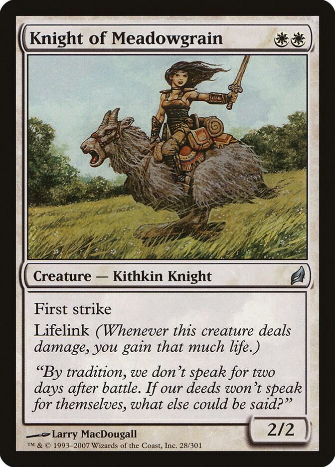Knight of Meadowgrain (28) [Lorwyn]