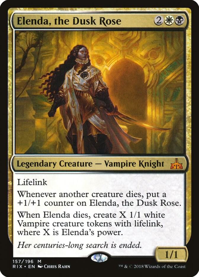 Elenda, the Dusk Rose (157) [Rivals of Ixalan]