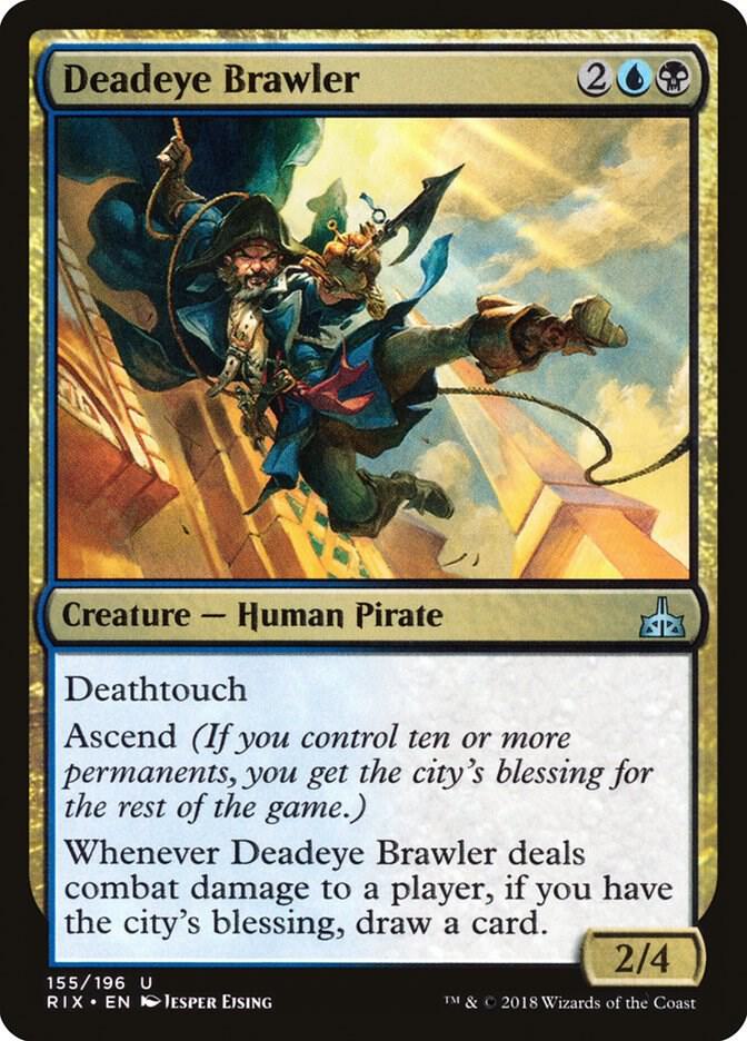 Deadeye Brawler (155) [Rivals of Ixalan]