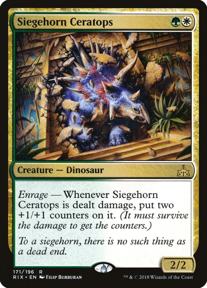 Siegehorn Ceratops (171) [Rivals of Ixalan]