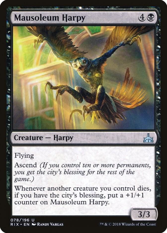 Mausoleum Harpy (78) [Rivals of Ixalan]