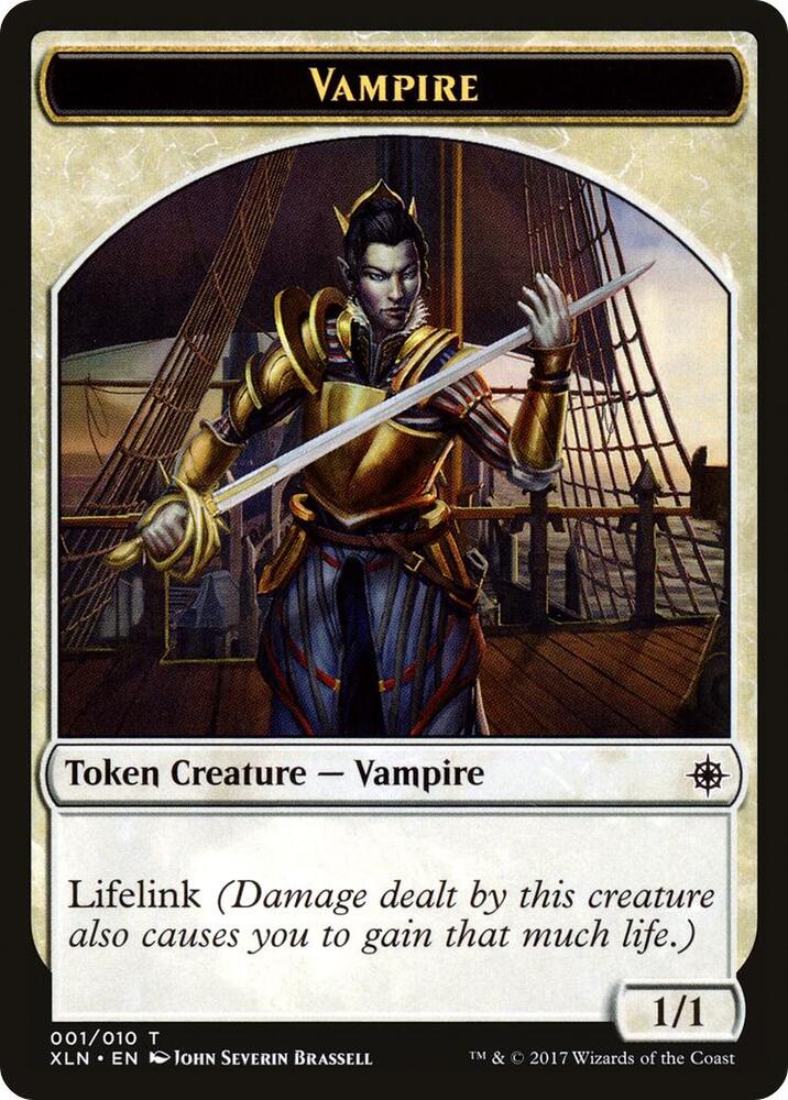 Vampire // Treasure (008) Double-Sided Token (1 // 8) [Ixalan]