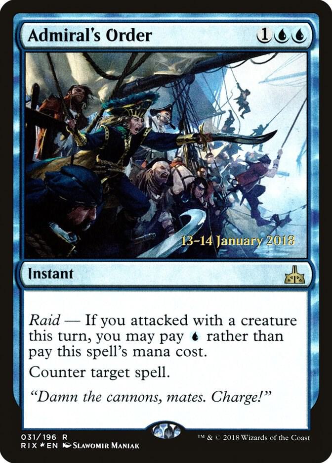 Admiral's Order (31) [Prerelease Cards]