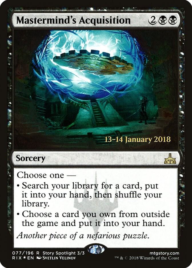 Mastermind's Acquisition (77) [Prerelease Cards]