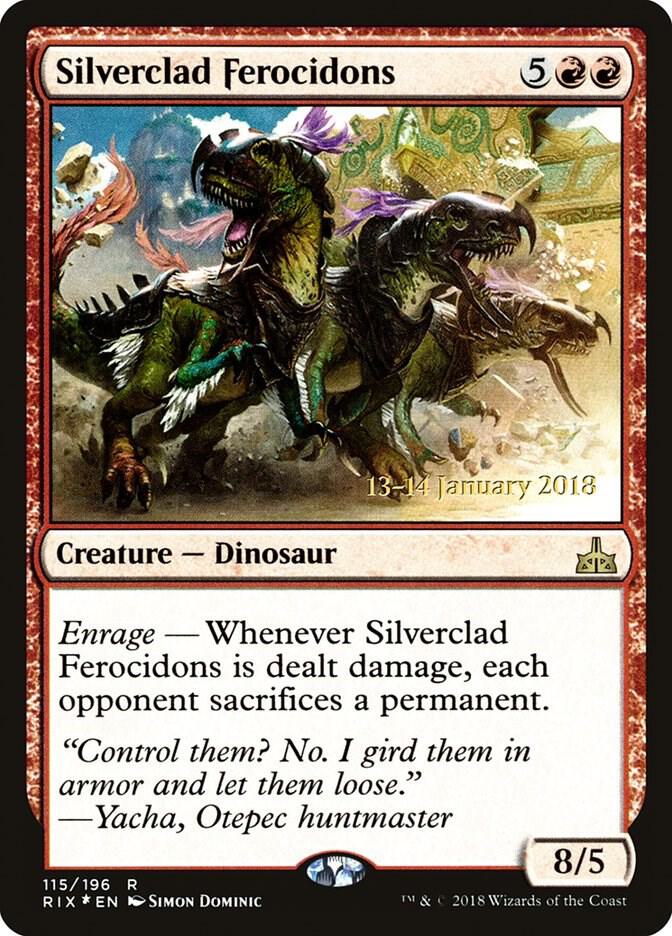 Silverclad Ferocidons (115) [Prerelease Cards]