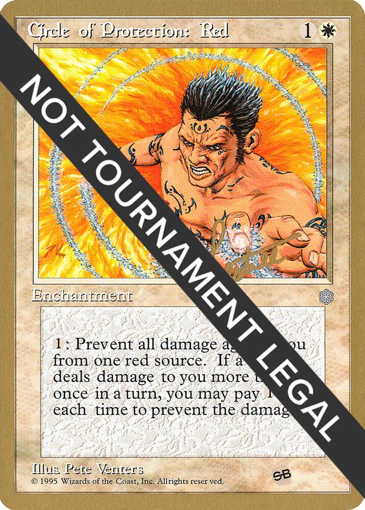 Circle of Protection: Red - 1996 Bertrand Lestree (ICE) (SB) [World Championship Decks]