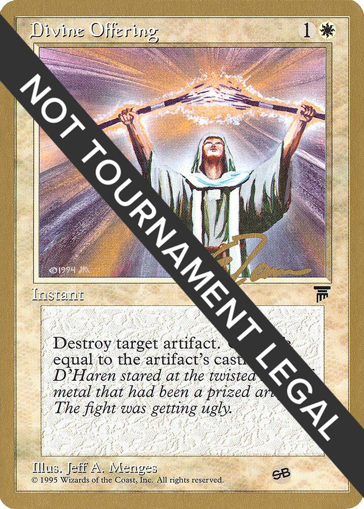 Divine Offering - 1996 Eric Tam (LEG) (SB) [World Championship Decks]