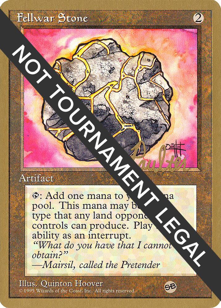 Fellwar Stone - 1996 Preston Poulter (4ED) (SB) [World Championship Decks]