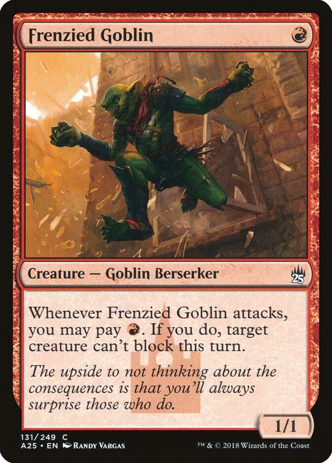 Frenzied Goblin (131) [Masters 25]